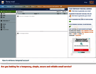tempmail.us.com screenshot