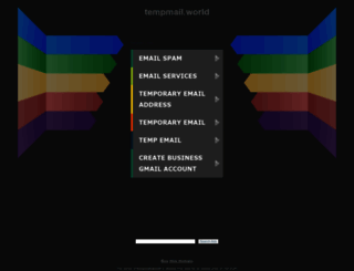 tempmail.world screenshot