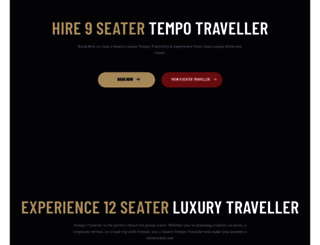 tempo-traveller.com screenshot