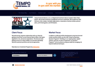 tempoadvisors.com screenshot