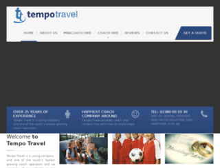 tempocoachhire.co.uk screenshot