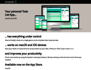 tempodo-app.com screenshot