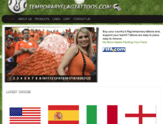 temporaryflagtattoos.com screenshot