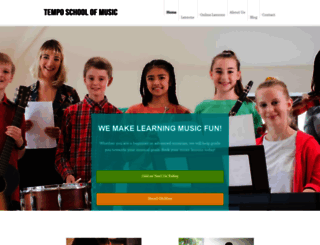temposchoolofmusic.com screenshot