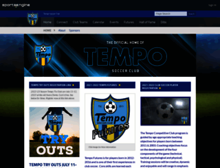 temposoccerclub.org screenshot