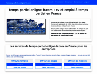 temps-partiel.enligne-fr.com screenshot