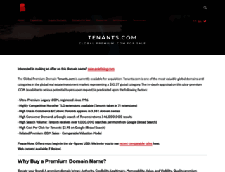tenants.com screenshot