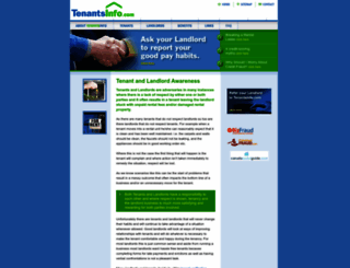 tenantsinfo.com screenshot