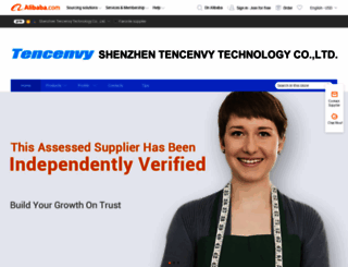 tencenvy.en.alibaba.com screenshot