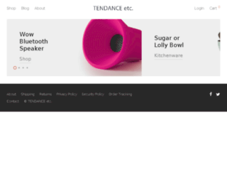 tendanceetc.com.au screenshot