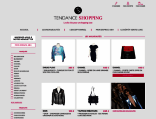 tendanceshopping.com screenshot