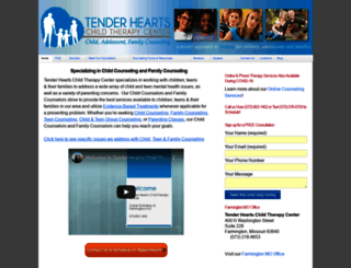 tenderheartschildtherapycenter.com screenshot