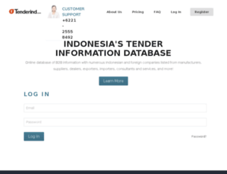 tenderind.com screenshot