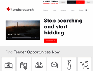 tendersearch.com.au screenshot