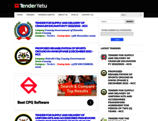 tenderyetu.com screenshot