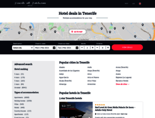 tenerife-all-hotels.com screenshot