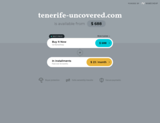tenerife-uncovered.com screenshot