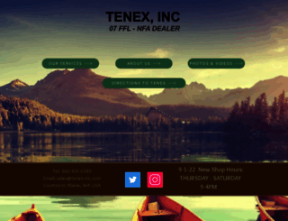 tenex-inc.com screenshot