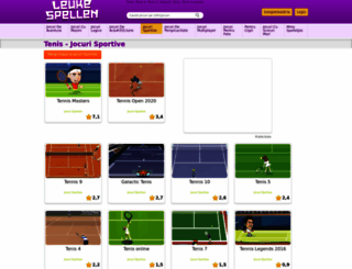 tenis.1001jocuri.com screenshot
