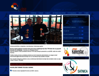teniskiveteranisrbije.com screenshot