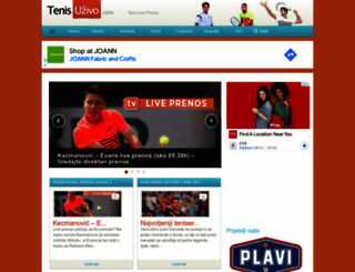 tenisuzivo.com screenshot