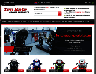 tenkateracingproducts.com screenshot