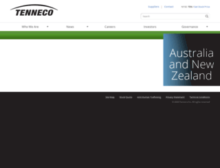 tenneco.com.au screenshot