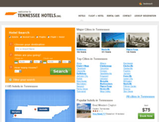 tennessee-hotels.org screenshot