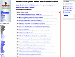 tennessee-press-release.com screenshot
