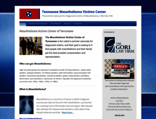 tennessee.mesotheliomavictimscenter.com screenshot