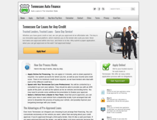 tennesseeautofinance.com screenshot