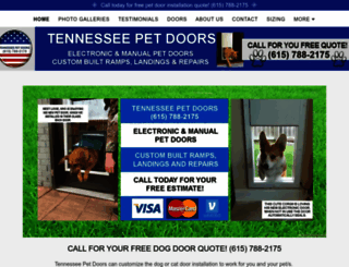 tennesseedogdoors.com screenshot