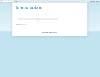 tennis-babes.blogspot.com screenshot