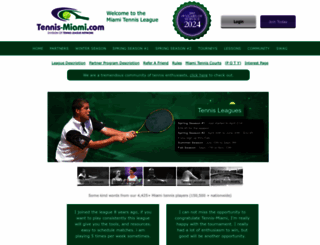 tennis-miami.com screenshot