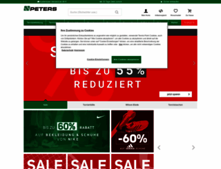 tennis-peters.de screenshot