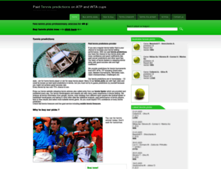 tennis-picks.org screenshot