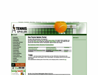 tennis-spieler.com screenshot