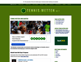 tennis-wetten.net screenshot