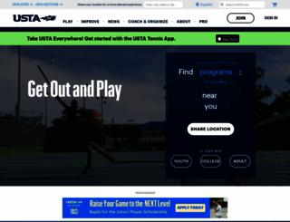 tennis.teamusa.org screenshot