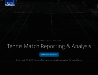 tennisanalytics.net screenshot