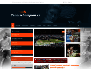 tennischampion.cz screenshot