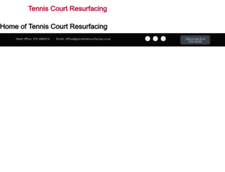 tenniscourtresurfacing.co.za screenshot