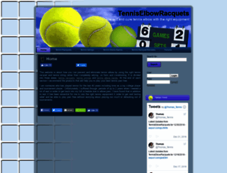 tenniselbowracquet.com screenshot