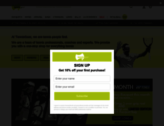 tennisgear.com.au screenshot