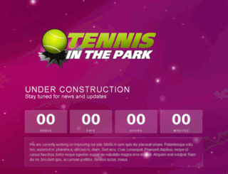 tennisinthepark.net screenshot