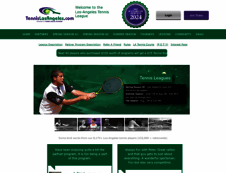 tennislosangeles.com screenshot