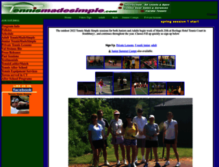 tennismadesimple.com screenshot