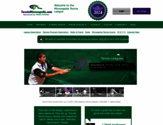 tennisminneapolis.com screenshot