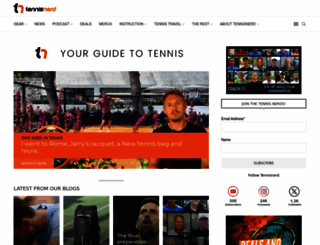 tennisnerd.net screenshot
