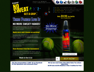tennisnosweat.com screenshot